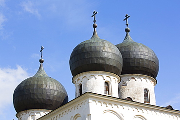 Cathedral, St. Anthony Monastery, UNESCO World Heritage Site, Veliky Novgorod, Novgorod Oblast, Russia, Europe