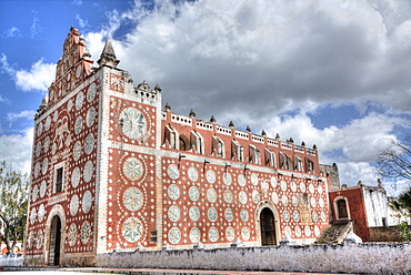 Ex-Convent of Santo Domingo, founded in 1646, Uayma, Yucatan, Mexico, North America