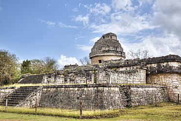 Observatory (Caracol), Chichen Itza, UNESCO World Heritage Site, Yucatan, Mexico, North America