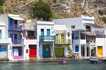 Klima Village, Milos Island, Cyclades Group, Greek Islands, Greece, Europe