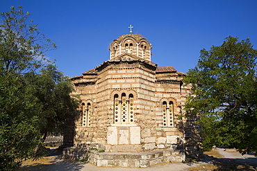 Church of the Holy Apostles, 10th century, Ancient Agora, Athens, Greece, Europe