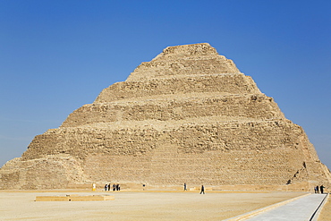 Djoser's Step Pyramid, Step Pyramid Complex, UNESCO World Heritage Site, Saqqara, Egypt, North Africa, Africa