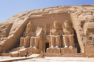 Ramses II Temple, UNESCO World Heritage Site, Abu Simbel, Nubia, Egypt, North Africa, Africa