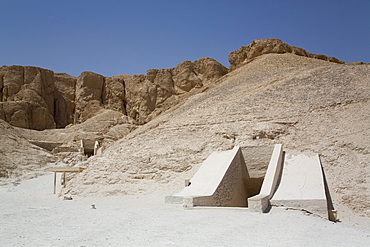 Tomb Entrance, Valley of the Kings, UNESCO World Heritage Site, Luxor, Thebes, Egypt, North Africa, Africa