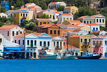 Kastellorizo Harbour, Kastellorizo (Megisti) Island, Dodecanese Group, Greek Islands, Greece, Europe