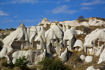 Cave Houses, Pigeon Valley, Goreme, Cappadocia Region, Nevsehir Province, Anatolia, Turkey, Asia Minor, Asia