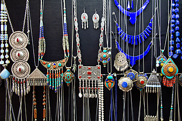 Jewlery for Sale, Toqi Zargaron (Trading Dome), Buhkara, Uzbekistan