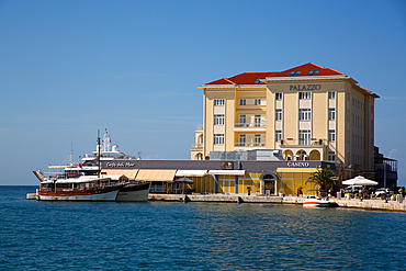 Boats, Casino, Harbor, Porec, Croatia, Europe