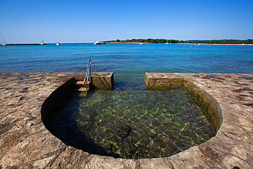 Seaside, Swimming Area, Old Town, Novigrad, Croatia, Europe