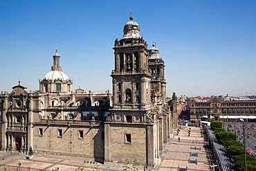 Mexico Metropolitan Cathedral, founded 1573, Historic Center, UNESCO World Heritage Site, Mexico City, Mexico, North America