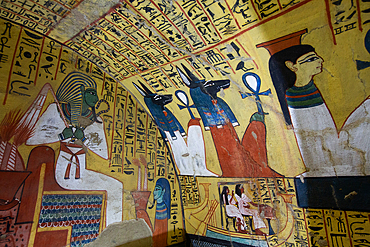 Tomb of Pashedu, TT3, Deir el-Medina Tombs (Worker Tombs), Thebes, UNESCO World Heritage Site, Luxor, Egypt, North Africa, Africa