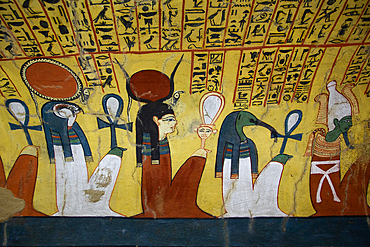 Tomb of Pashedu, TT3, Deir el-Medina Tombs (Worker Tombs), Thebes, UNESCO World Heritage Site, Luxor, Egypt, North Africa, Africa