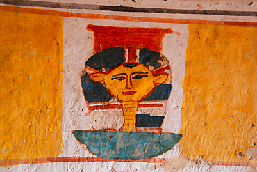 Wall Paintings, Tomb of Roy, TT255, End of Eighteenth Dynasty, Tombs of the Nobles, Ancient Thebes, UNESCO World Heritage Site, Luxor, Eygpt, North Africa, Africa