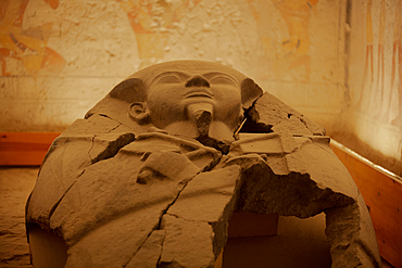 Sarcophagus, Burial Chamber, Tomb of Rameses V and VI, KV9, Valley of the Kings, Ancient Thebes, UNESCO World Heritage Site, Luxor, Egypt, North Africa, Africa