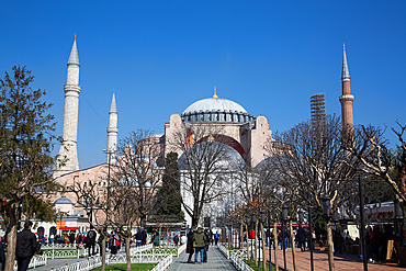 Hagia Sophia Grand Mosque, 537 AD, Sultanahmet Square, UNESCO World Heritage Site, Sultanahmet, Istanbul, Turkey, Europe