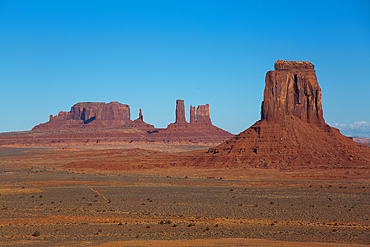 View of Buttes From Artists Point, Monument Valley Navajo Tribal Park, Utah, USA