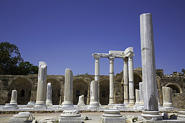 Athena Temple (2nd Century BC), Side, Antalya, Turkey
