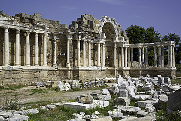 Nymphaeum (Roman Monumental Fountain), 2nd Century AD, Side, Antalya, Turkey
