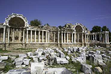 Nymphaeum (Roman Monumental Fountain), 2nd Century AD, Side, Antalya, Turkey