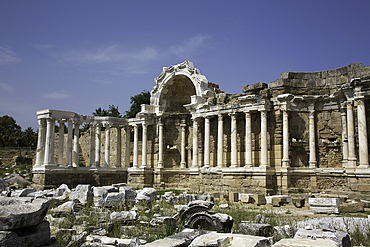 Nymphaeum (Roman Monumental Fountain), 2nd Century AD, Side, Antalya, Turkey
