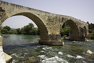 Belkys' (Eurymedon) Bridge, 13th Century, near Aspendos, Antalya, Turkey