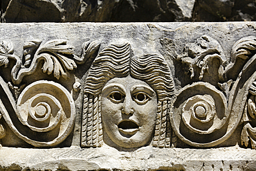 Rock Sculpture, Roman Theater, 3rd Century CE, Myra Ancient City, Demre, Antalya, Turkey