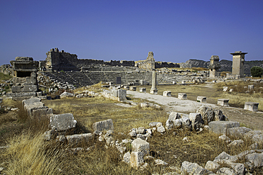 Roman Road Leading to Theater, Xanthos Archaeological Site, Originally Founded 8th Century BC, UNESCO World Heritage Site, Near Kalkan, Antalya, Turkey