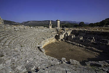 Roman Theater, 2nd Century BC, Xanthos Archaeological Site, Originally Founded 8th Century BC, UNESCO World Heritage Site, Near Kalkan, Antalya, Turkey