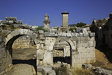 Theater Entrance, Xanthos Archaeological Site, Originally Founded 8th Century BC, UNESCO World Heritage Site, Near Kalkan, Antalya, Turkey
