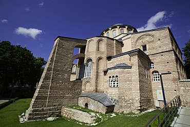 Exterior, Kariye Mosque (alsoChurch of the Holy Savior of Chora), 4th Century AD, UNESCO World Heritage Site, Istanbul, Turkey