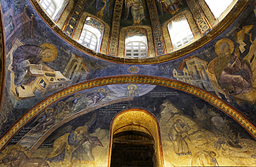 Bzantine Frescoes, Kariye Mosque (also Church of the Holy Savior of Chora), 4th Century AD, UNESCO World Heritage Site, Istanbul, Turkey
