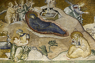 Bzantine Mosaics, Kariye Mosque (also Church of the Holy Savior of Chora), 4th Century AD, UNESCO World Heritage Site, Istanbul, Turkey