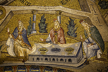 Bzantine Mosaics, Kariye Mosque (also Church of the Holy Savior of Chora), 4th Century AD, UNESCO World Heritage Site, Istanbul, Turkey