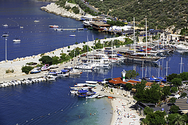 Kalkan Marina, Kalkan, Antalya, Turkey