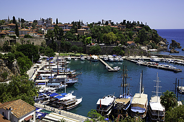 Boats, Antalya Kaleici Marina, Antalya, Antalya Province, Turkey
