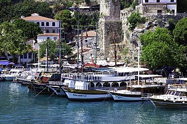 Boats, Antalya Kaleici Marina, Antalya, Antalya Province, Turkey