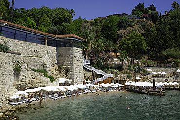 Mermerli Beach, Kaleici, Antalya, Antalya Province, Turkey