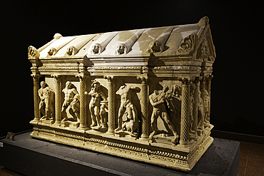 Heracles Marble Sarcophogus, 2nd Century AD, Found in Perge, Antalya Archaeological Museum, Antalya, Turkey