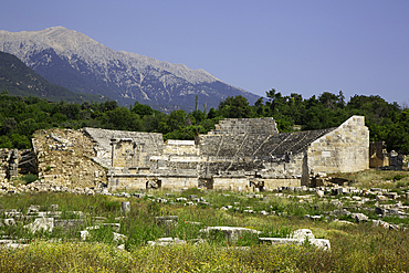 Roman Theater, 31 BC - 14 AD, Tlos, Ancient Lycian City, Mugla Province, Turkey
