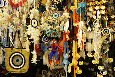 Souvenirs for Sale, Old Town Market, Paspatur, Fethiye, Mugla Province, Turkey