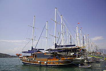 Tour Boats, Fethiye Marina, Fethiye, Mugla Province, Turkey