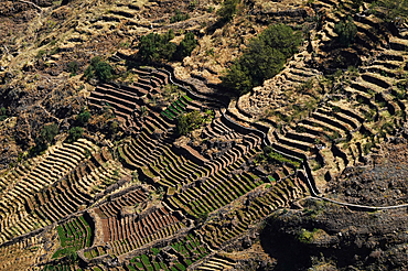 Scenery in the valley of Ribeira de Cruz, northwest Santo Antão, Cape Verde