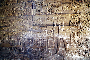 Temple details at Karnak, UNESCO World Heritage Site, Luxor, Egypt