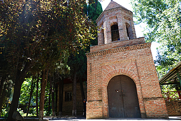 Architecture in central Tbilisi, the capital city of Georgia, encompasses Eastern Orthodox churches, ornate art nouveau buildings, mosques, Soviet Modernist structures, and contemporary designs