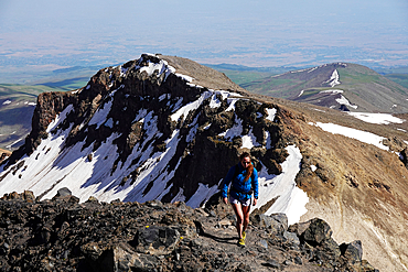 Mount Aragats (4090m), the highest peak in Armenia, Armenia