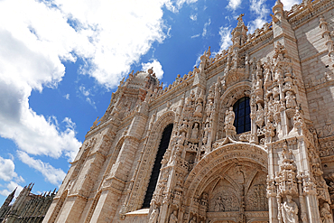 The Jerónimos Monastery or Hieronymites Monastery, a former monastery of the Order of Saint Jerome near the Tagus river in the parish of Belém, in the Lisbon Municipality, is a UNESCO World Heritage Site