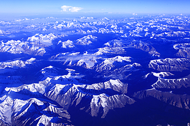 The Zanskar Range, Ladakh, India, seen from the air