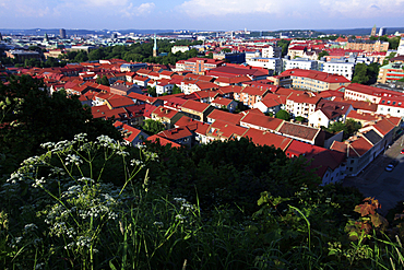 Panoramic view of the city in high summer, Gothenburg, Sweden, Scandinavia, Europe