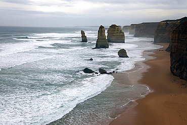 The Twelve Apostles on the Great Ocean Road, Victoria, Australia, Pacific