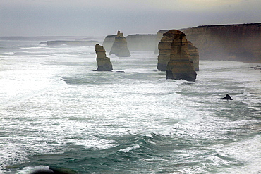 The Twelve Apostles on the Great Ocean Road, Victoria, Australia, Pacific